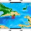 Sismo de 3.1 en la escala Richter ocurre a 31 km al suroeste de Caimanera (1)