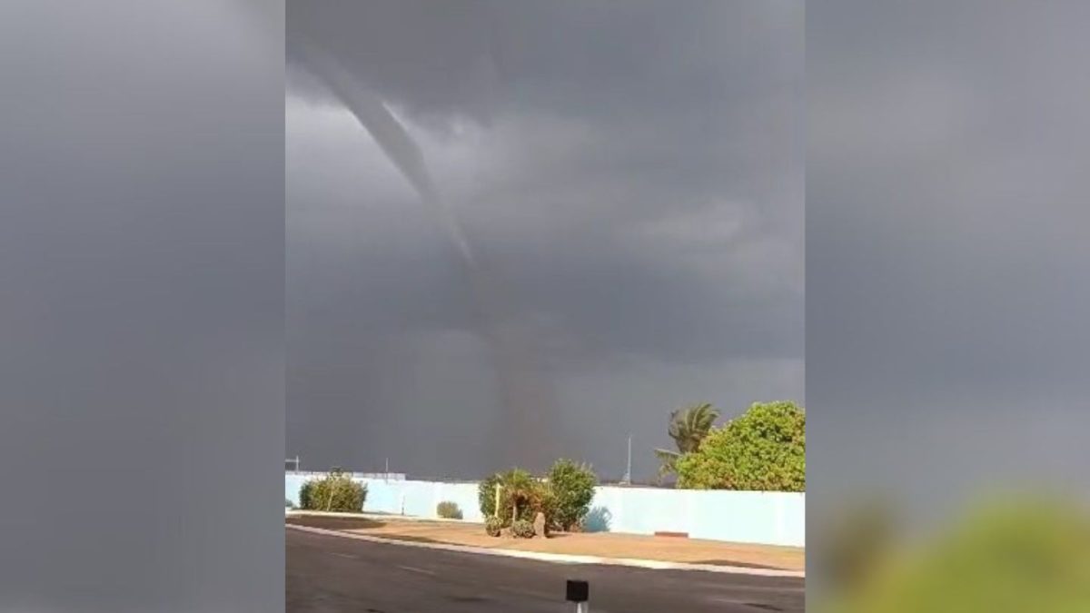 Tornado se forma cerca del Aeropuerto Internacional José Martí en La Habana
