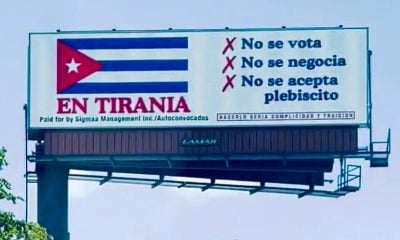 Valla en Tiranía no se vota