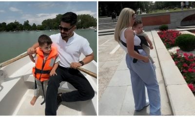 Alejandro Cuervo y su familia de paseo por España
