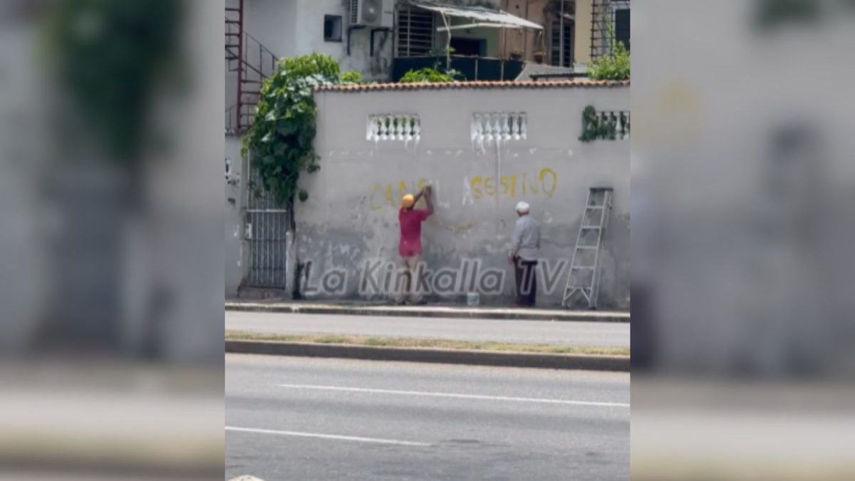 Aparece cartel en el municipio Playa contra el presidente cubano “Canel asesino”