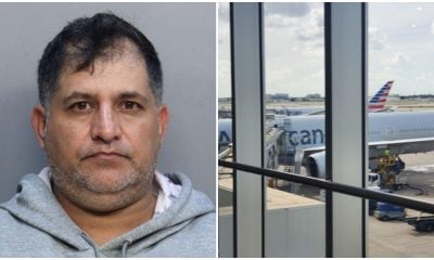 Arrestan en aeropuerto de Miami a pasajero de American Airlines con carga prohibida