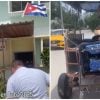 Cubano lleva su planta eléctrica al policlínico para que funcione el electrocardiograma