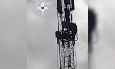 Cubano se sube a la “Torre 49” de Etecsa en la Isla de la Juventud