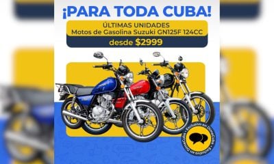 En venta la últimas unidades de la motocicleta Suzuki GN125F para enviar a Cuba
