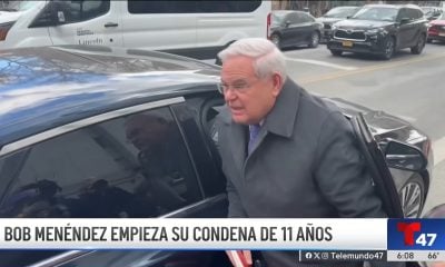 Ex senador Bob Menéndez ingresa a una cárcel federal para cumplir su sentencia de 11 años