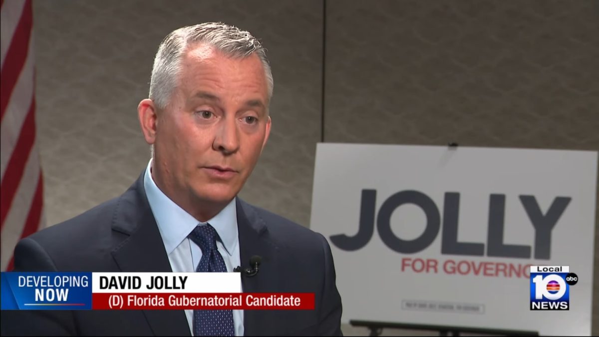 Excongresista republicano David Jolly lanza su candidatura a gobernador de Florida como demócrata
