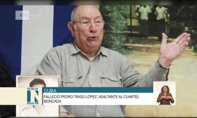 Falleció Pedro Trigo López, asaltante al Cuartel Moncada 0-44 screenshot