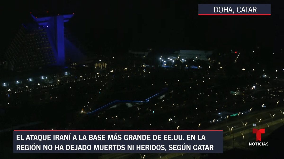 Irán lanza un ataque con misiles contra una base de Estados Unidos en Qatar