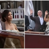 Jeff Bezos y su prometida Lauren Sánchez
