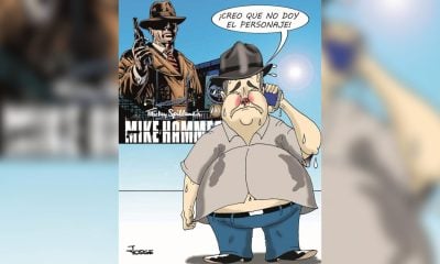 Mike Hammer-caricatura