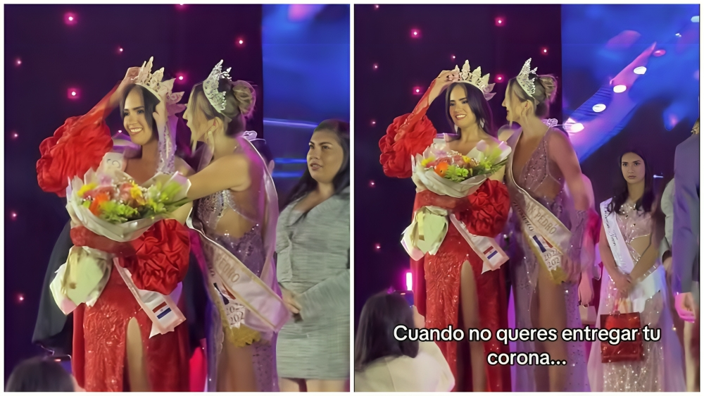 Reina de belleza en el Rosario en Paraguay