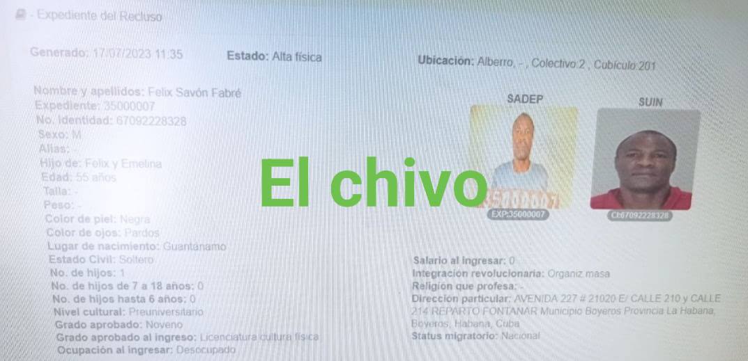 Revelan el expediente judicial de Félix Savón Estos son los delitos cometidos por el boxedor (2)