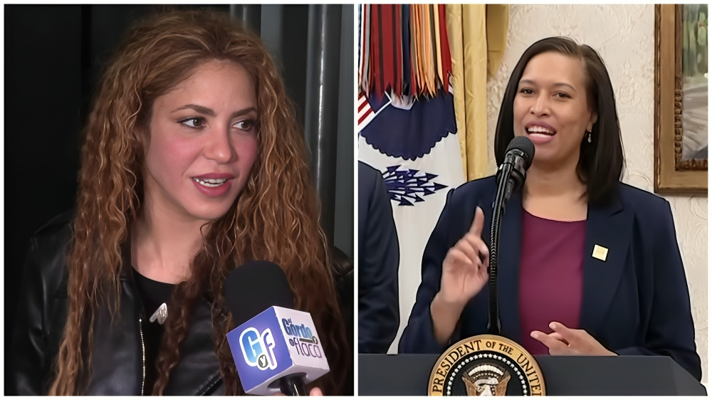 Shakira y alcaldesa de Whashintong DC