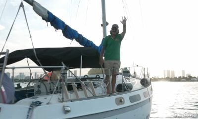 Vivir sin pagar renta en Miami Beach cubano desafía el sistema desde su embarcación en la bahía
