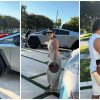 Así reaccionó una mujer cubana al recibir de regalo un Tesla Cybertruck