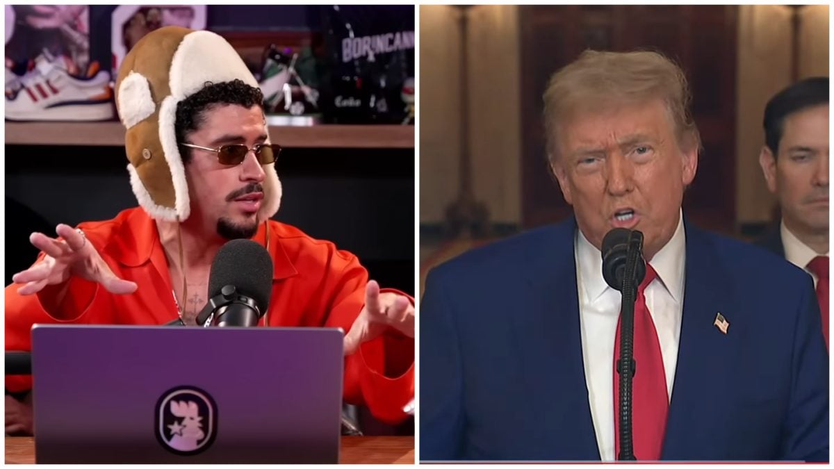 Bad Bunny y Trump