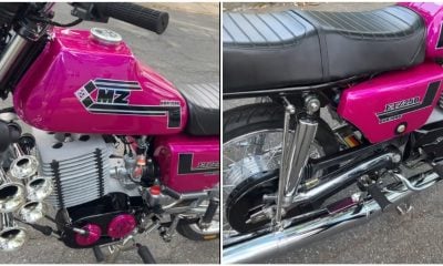 Cubano en EEUU presume la superioridad de su moto ETZ 250 armada con lo mejor