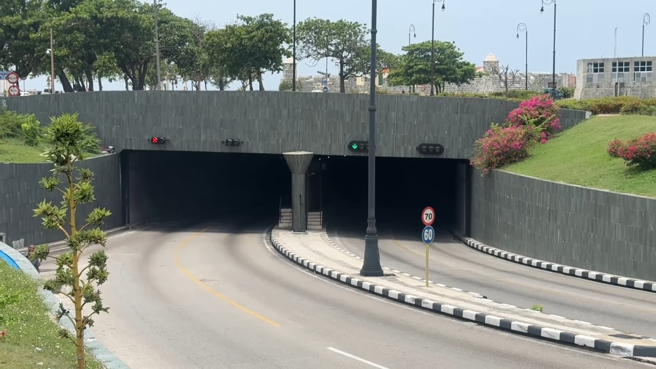 Estos son los tres túneles de La Habana, todos construidos antes de 1959