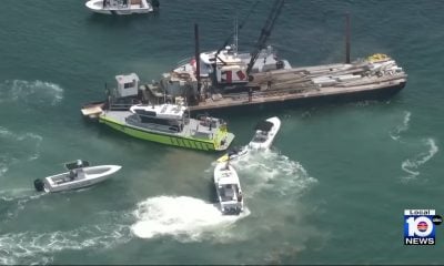 Fallecen dos niñas tras colisión de un velero y una barcaza en Miami Beach