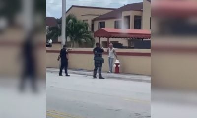 Graban cuando un hombre recibió el disparo de un Taser mientras huía de la policía en Hialeah