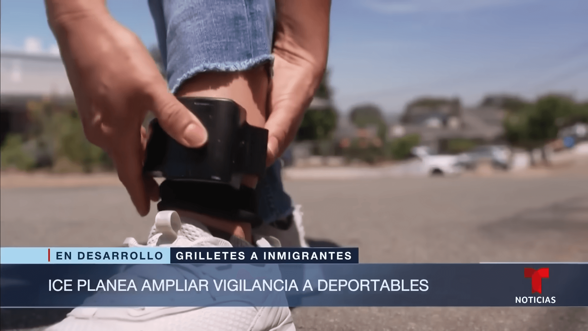 ICE busca ampliar la vigilancia de migrantes con grilletes electrónicos