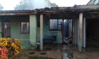 Incendio mortal en Güines una persona fallecida y tres viviendas destruidas 8