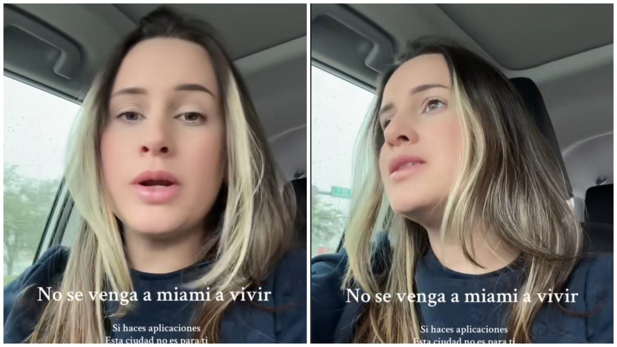 Conductora latina en Miami