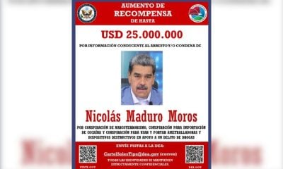 La DEA vuelve a publicar un cartel de recompensa por Nicolás Maduro