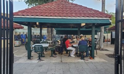 Las reglas para ser socio y poder jugar en el Domino Park de La Pequeña Habana