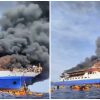 Mueren tres personas en el aterrador incendio de un ferry en aguas de indonesia