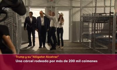 Trump inaugura la cárcel para migrantes Alligator Alcatraz en los Everglades de Florida