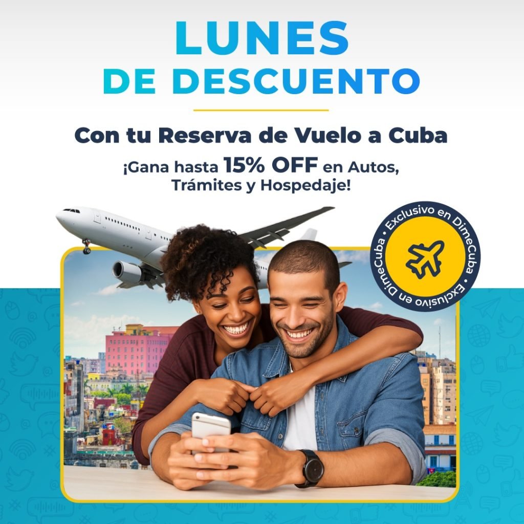 Un dólar por libra de equipaje y descuento especial al reservar tu vuelo a Cuba