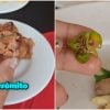 Su hija incluso bromeó, sugiriendo que el relleno de los tostones parecía un “vómitos de perro”. (Captura de pantalla © Ari de La Habana - YouTube)