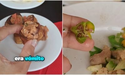 Su hija incluso bromeó, sugiriendo que el relleno de los tostones parecía un “vómitos de perro”. (Captura de pantalla © Ari de La Habana - YouTube)