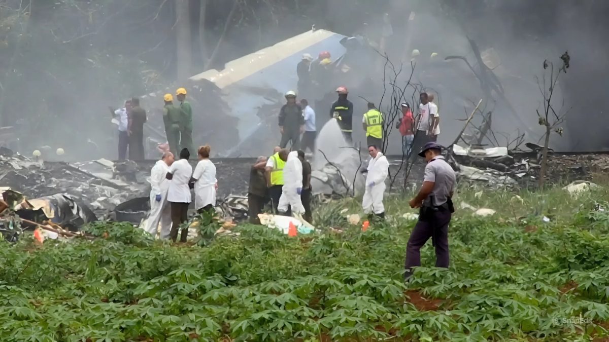 Accidente aéreo en Cuba 18 de mayo de 2018