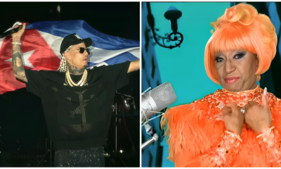 Bebeshito y Celia Cruz