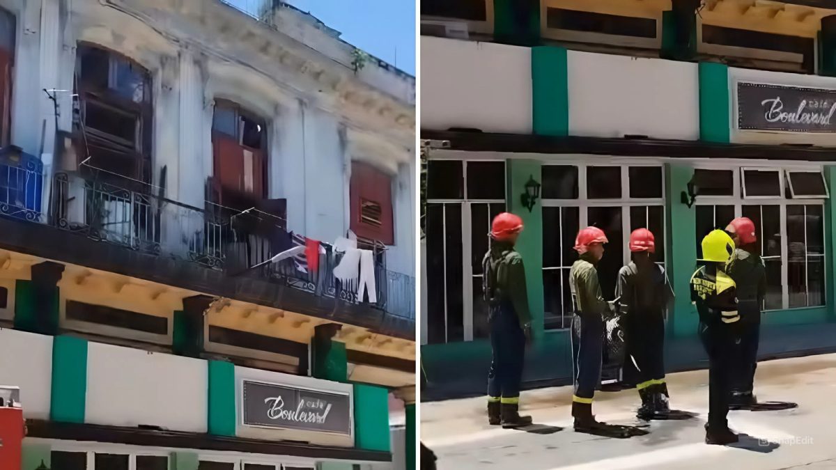 Derrumbe en La Habana