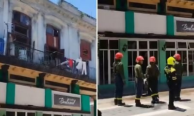 Derrumbe en La Habana