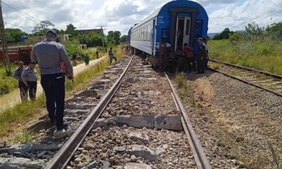 Descarrila en Matanzas el tren Guantánamo - La Habana y provoca dos lesionados