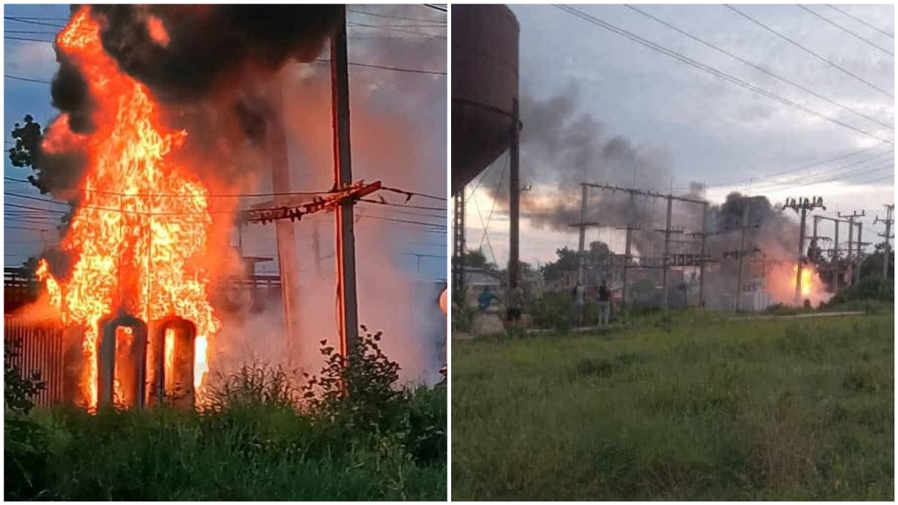 Explota transformador eléctrico en subestación de Artemisa dejando a oscuras a 4.600 personas