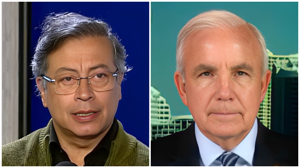 Gustavo petro y Carlos Gimenez