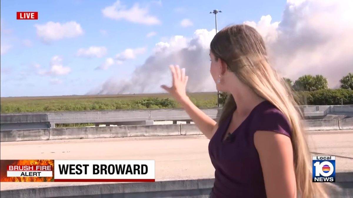 Incendio en los Everglades quema 1.600 acres y deteriora la calidad del aire