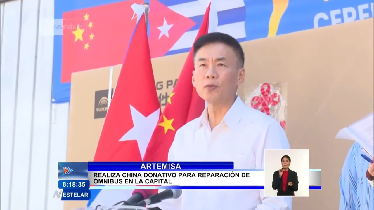 Llegan a Cuba piezas chinas para reparar guaguas del transporte público