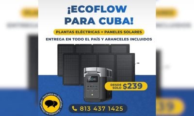 Los generadores portátiles de EcoFlow más enviados a Cuba