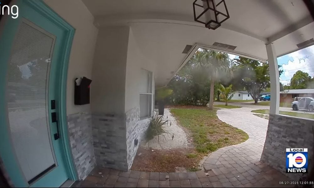 Video muestra el instante de una ráfaga de disparos contra una casa en Broward