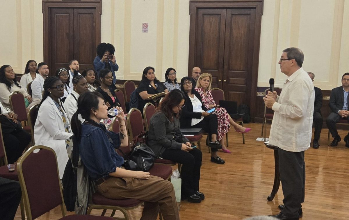 Bruno Rodríguez sostiene reuniones en Nueva York antes de participar en la Asamblea General de la ONU