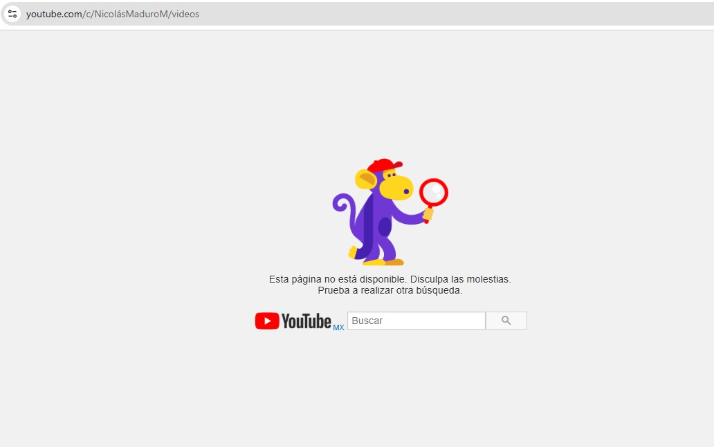 Desaparece el canal de YouTube de Nicolás Maduro que tenía más de 233 mil suscriptores