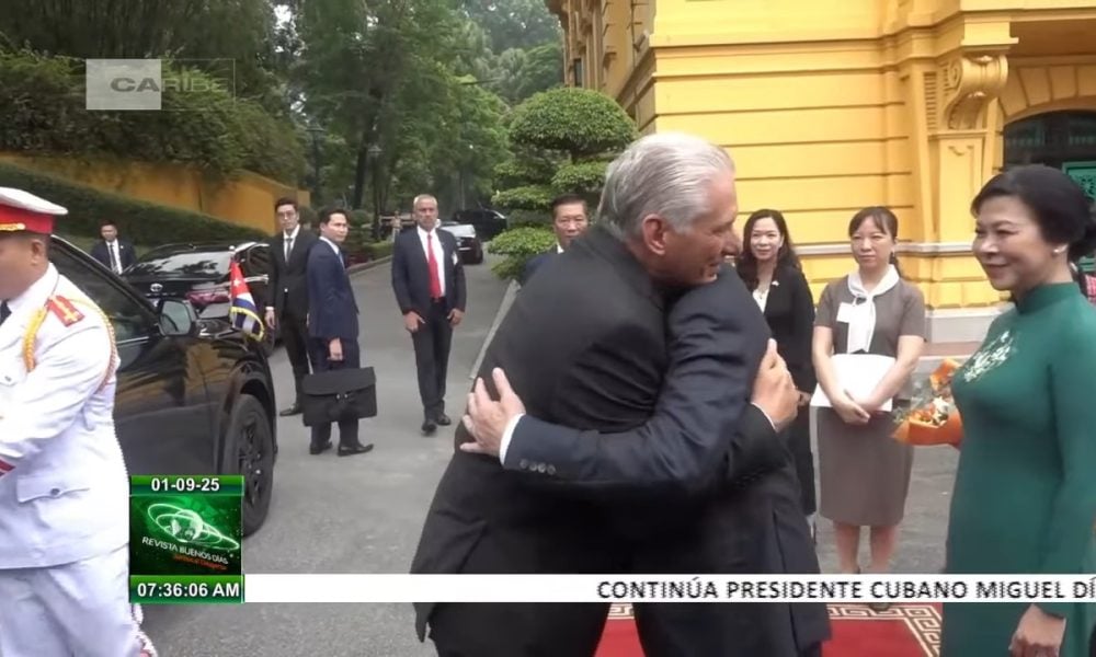 Entregan a Díaz-Canel 14 millones de dólares durante su visita a Vietnam