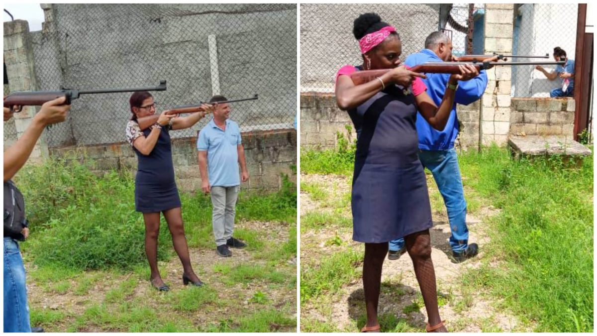 Entrenamiento militar de trabajadores de Etecsa